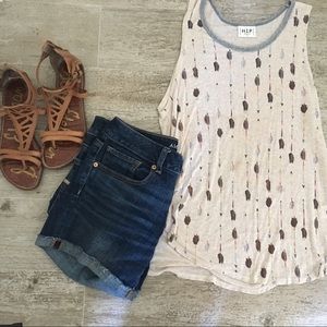 H.I.P. Printed Tank Top